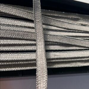 Classical Elements Deco border trim in Silver sky.  1/4” wide & 10+ yards.